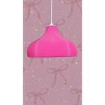 Decory Leila Neon Pembe Çocuk Yatak Odası, Kız Çocuk Odası Tekli Sarkıt Avize (Bioplastik)