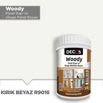 Decos R9016 Woody Panel 0.75 lt Kırık BeyazKapı Boyası