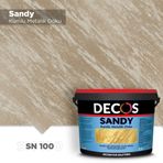 Decos SN100 Sandy Kumlu Metalik 2.5 lt Doku Kaplama Boyası