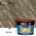 Decos SN90 Sandy Kumlu Metalik 2.5 lt Doku Kaplama Boyası