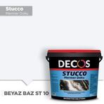 Decos ST10 Stucco Mermer 20 kg Beyaz Baz Doku Kaplama Boyası