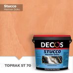 Decos ST70 Stucco Mermer Dokulu 20 kg Toprak Efekt Kaplama