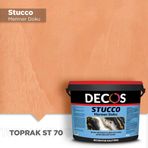 Decos ST70 Stucco Mermer Dokulu 4 kg Toprak Efekt Kaplama