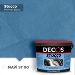 Decos ST90 Stucco Mermer Dokulu 4 kg Mavi Efekt Kaplama