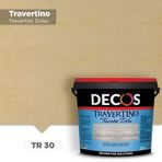 Decos TR30 Travertino Traverten 20 kg Dokulu Efekt Kaplama