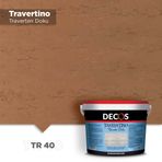 Decos TR40 Travertino 1.5 kg Traverten Dokulu Efekt Kaplama