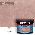 Decos VT50 Velvet Kadife Dokulu 2.5 lt Efekt Kaplama Boyası