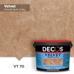 Decos VT70 Velvet Kadife Dokulu 2.5 lt Efekt Kaplama Boyası