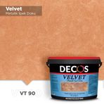 Decos VT90 Velvet Kadife Dokulu 2.5 lt Efekt Kaplama Boyası