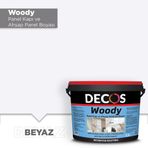 Decos Woody Panel 2.5 lt Beyaz Kapı Boyası
