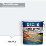 Decos Zemin Boyası 3kg - Farklı Renk Seçeneğiyle - Beyaz