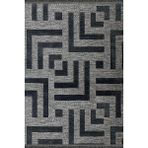 Decoser Hereke 056 Antrasit Hav Toz Vermez Salon Halısı Kesme Halı Yolluk - 80 x 350 cm