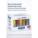 Decostyle Banat Katlanabilir Seyahat Diş Fırçası Economic Pocket 12 Adet Taşınabilir Kompakt Tasarım