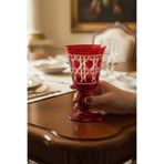 DECOSTYLE Cam GLORİA El Kesmesi Cam Kadeh Bardak 200ml 1 Kırmızı Şarap Kadehi 200 - 399 cc