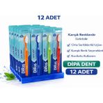 Decostyle Difas Dipa Dent Medium Diş Fırçası Orta Sert 12 Adet