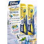 Decostyle Difaş Love Your Teeth Diş Fırçası 2 Adet Orta Sert Medium Ergonomik Saplı Manuel Diş Fırçası