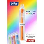 Decostyle Difaş Medclean Rainbow Diş Fırçası 1 Adet Orta Sert Renkli Yetişkin Diş Fırçası