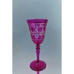 Decostyle Gloria El Kesmesi Renkli Kadeh Bardak 270 Cc, Pembe