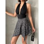 Decostyle Puantiyeli Etek S25900 - 001-Renkli