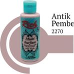 Decostyle Riculti Surface 2270 Antik Pembe Akrilik Boya 120 cc - Tek ebat - 001-Renkli
