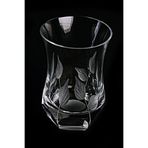 Decostyle Yaprak Özel Yapım Kesme Kristal Dekor Çay Bardağı (6 Adet) 100 Cc