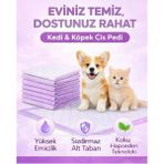 Decostyle Yıkanabilir Kopitoneli Sıvı Geçirmez Kedi /köpek Çiş Pedi -Ölçüler 100 x 120