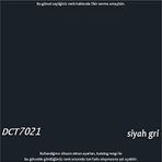 Decotone PVC Boyası RAL 7021 - siyah gri
