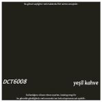 Decotone Su Bazlı Pvc Boyası - Yeşil Kahve / RAL 6008