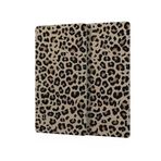 Decovetro Cam Kahve Sofra Sunum Tablası 2'li Set Leopar 30 x 15 cm
