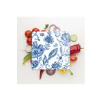 Decovetro Cam Kesme Tahtası Kare Çini Çiçek Desenli 30 X 30 Cm