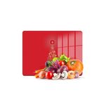 Decovetro Cam Kesme Tahtası Kırmızı Yılbaşı Ağacı Desenli 20x30 cm