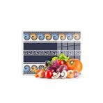 Decovetro Cam Kesme Tahtası Renkli Geometrik Desenli 20x30 cm