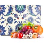 Decovetro Cam Kesme Tahtası Sarmaşık Çini Desenli 20x30 Cm