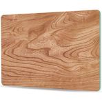 Decovetro Cam Kesme Tahtası ve Sunum Tablası Dalgalı Ahşap-Desenli - 20 x 30 cm