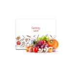 Decovetro Cam Kesme Tahtası Ve Sunumluk Cooking Desenli 20x30 Cm.