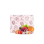 Decovetro Cam Kesme Tahtası ve Sunumluk Love Serisi Sugar Desenli 40 x 30 cm