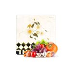 Decovetro Cam Kesme Tahtası ve Sunumluk MacKenzie Vintage Daisies 30x30 cm
