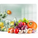 Decovetro Cam Kesme Tahtası ve Sunumluk Vintage Fruits 20x30 cm