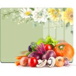 Decovetro Cam Kesme Tahtası Ve Sunumluk Vintage Papatya 20x30 Cm