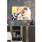 Decovetro Cam Tablo New Pop Art Woman Candy