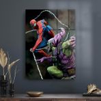 Decovetro Cam Tablo Spiderman Vs Green Goblin Web