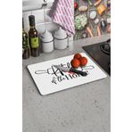 Decovetro Kitchen Love Görünümlü | Cam Kesme Tahtası - Kesim Tablası, 30x40cm