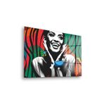 Decovetro New Pop Art African Woman Cam Tablo