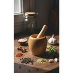 Decovibe Doğal Ahşap Havan ve Tokmak Seti