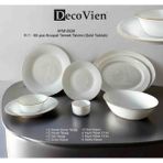 Decovien 65 Parça 12 Kişilik Opal Yemek Takımı