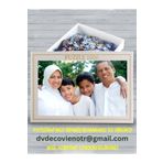 DECOVIENO 1000 Parça Kişiye Özel Fotoğraflı Puzzle, Kişiye Özel Puzzle 1000 Parça Yapboz Puzzle (68CM X 48CM)