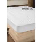 Decovilla Micro Kapitone Fitted Full Kenar Su Sıvı Geçirmez Yatak Koruyucu Alez Çarşaf Beyaz - 180 x 200 cm