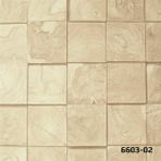 Decowall Decostone Kare Desenli 6603-02 Krem Duvar Kağıdı