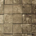 Decowall Decostone Kare Desenli Duvar Kağıdı 6603-03 - Açık Kahverengi