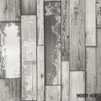 Decowall Decostone Tahta Desenli 9001-03 Açık Gri Duvar Kağıdı